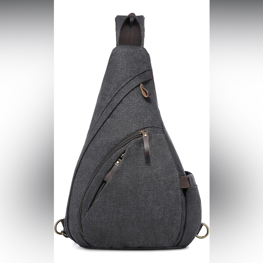 Gray Cross Body Bag